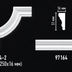 Молдинг гладкий Decomaster 97164