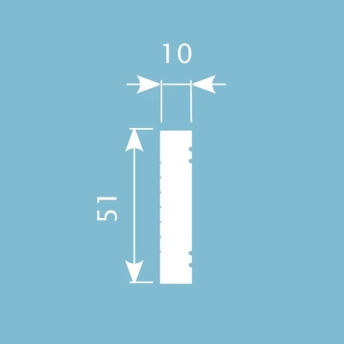 Молдинг Cosca MX041 51х10 экополимер на otdelka1.ru