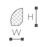FL6 плинтус Wallstyl NMC 19х12х2000 мм на Otdelka1.ru