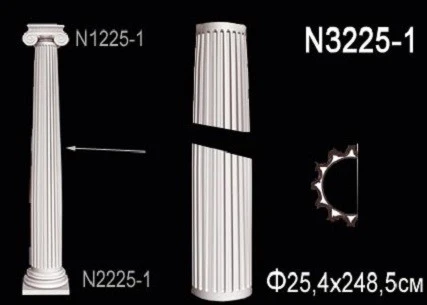 Полуколонна Perfect / Перфект N3225-1 на otdelka1.ru