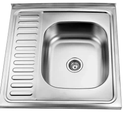 Мойка для кухни накладная EMAR T6060RQ RQ: чаша с правой стороны