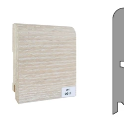 Плинтус шпонированный Finitura Dekor 120x15 прямой №011