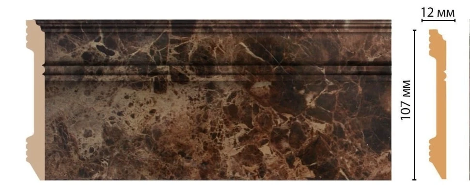 Плинтус напольный Decomaster D105-713 на otdelka1.ru