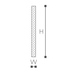 FL9 плинтус Wallstyl NMC 100х8х2000 мм