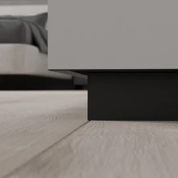 Теневой плинтус Ликорн C-22.2.3 черный крашенный RAL 9005