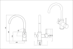 Смеситель EMAR EC-3007 3007.5 Агат на Otdelka1.ru