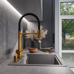 Смеситель EMAR ЕС-7024 PVD Golden