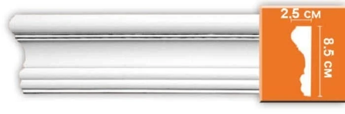 Молдинг гладкий Decomaster 97174 на otdelka1.ru