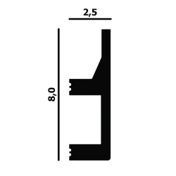 Карниз Перфект P82