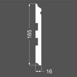Плинтус Deartio P 21.165.16