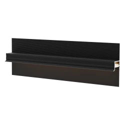 Теневой плинтус Ликорн C-22.2.3 черный матовый муар