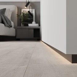 Теневой плинтус Ликорн C-22.2.3 черный матовый муар