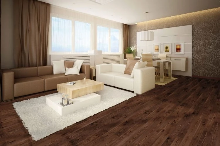 Паркетная доска Барлинек / Barlinek Grande Ясень Coffee на otdelka1.ru