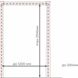 Портал Cosca Ариа ламинированный МДФ набор