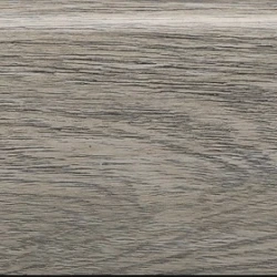 Плинтус вспененный Классик с мягким краем Comfort 435 Секвойя серая