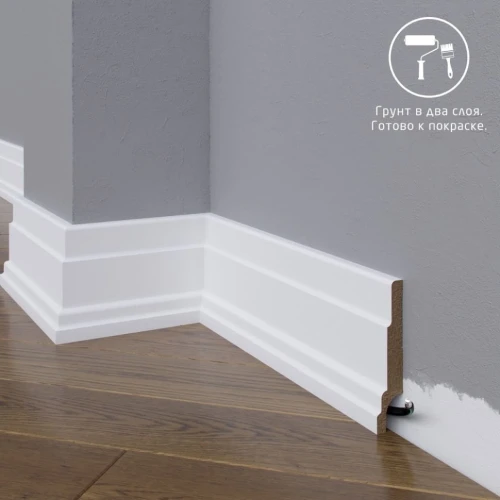 Плинтус МДФ под покраску Madest Decor 08-088-18 на otdelka1.ru