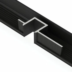 Теневая рейка Laconistiq Classic Черный анодированный