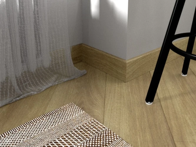 Плинтус Fine Floor FF-1508 Дуб Квебек на Otdelka1.ru