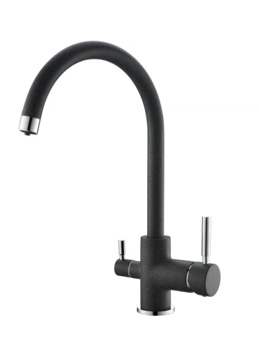 Смеситель EMAR EC-3007 3007.7 Антрацит на Otdelka1.ru