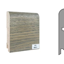Плинтус шпонированный Finitura Dekor 100x15 №021