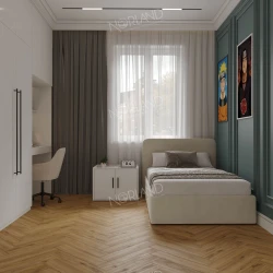 Кварц-виниловая плитка Norland Parquet LVT 1067-10 Basic Room