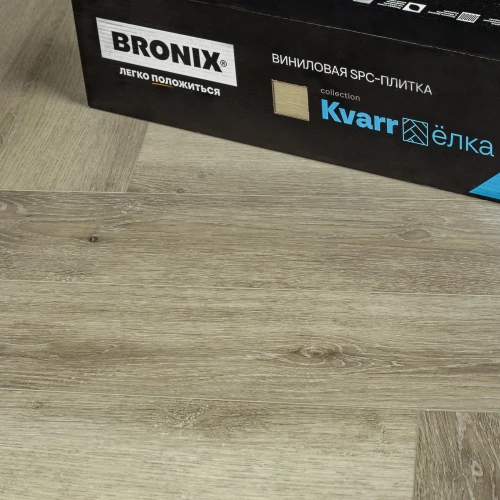 Кварц-виниловый ламинат Bronix Кварр Елка Грейс Greys на Otdelka1.ru