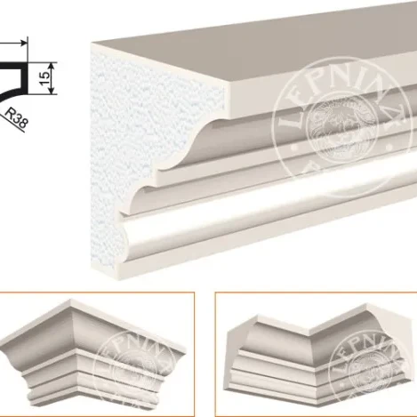 Фасадный карниз LepninaPlast КВ-125/1 на otdelka1.ru