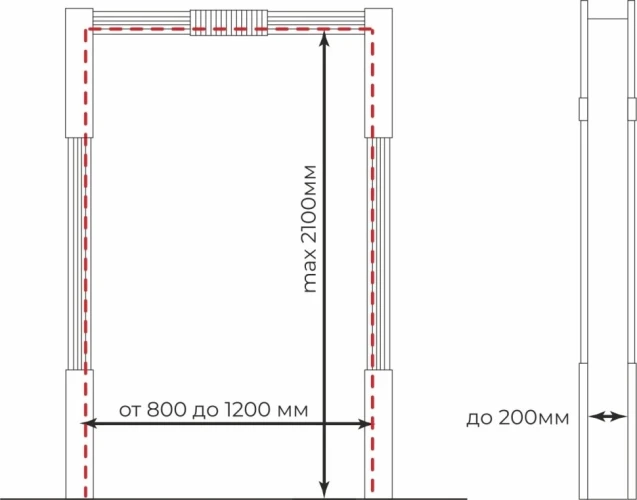 Портал Cosca Марио ламинированный МДФ набор на otdelka1.ru