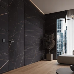 Теневая рейка Laconistiq Dual Черный анодированный