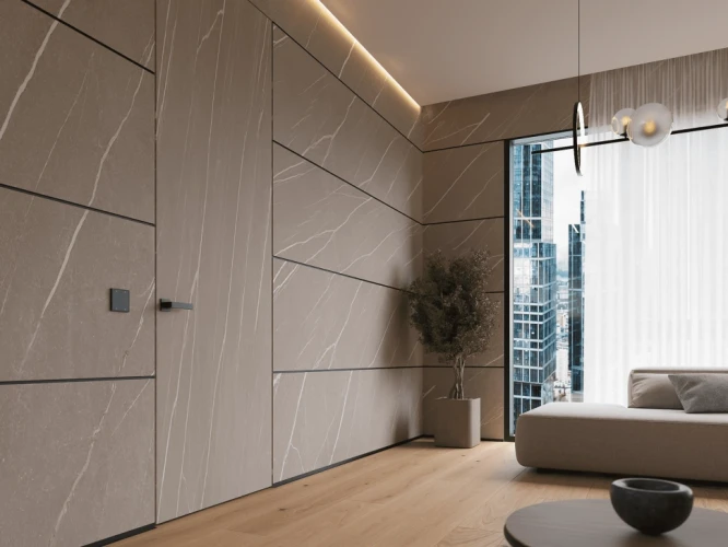 Теневая рейка Laconistiq Dual Черный анодированный на otdelka1.ru