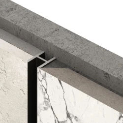 Теневая рейка Laconistiq Dual Черный анодированный