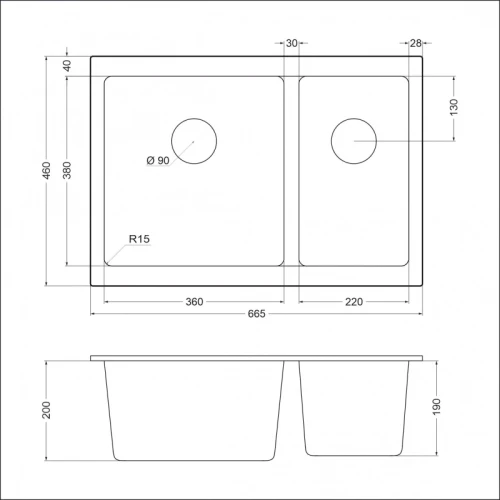 Мойка EMAR EMQ-2665.PL EMQ-2665.PL Агат на Otdelka1.ru