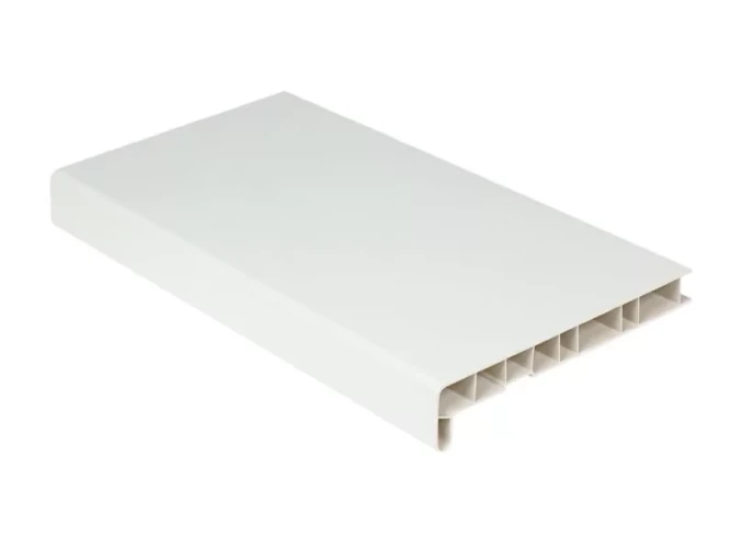 Подоконник ПВХ Витраж Стандарт Белый на otdelka1.ru