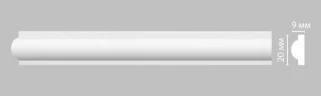 Молдинг гладкий Decomaster 97202 гибкий на otdelka1.ru