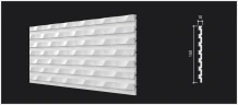Стеновая панель 3D Decor Dizayn DD930 3м на otdelka1.ru