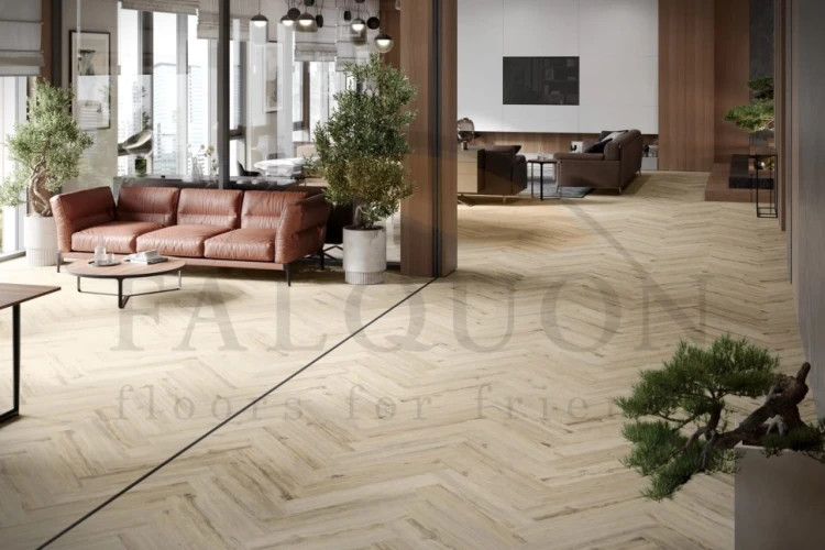Виниловый Ламинат SPC The Floor Herringbone P1001_HB Dillon Oak на otdelka1.ru