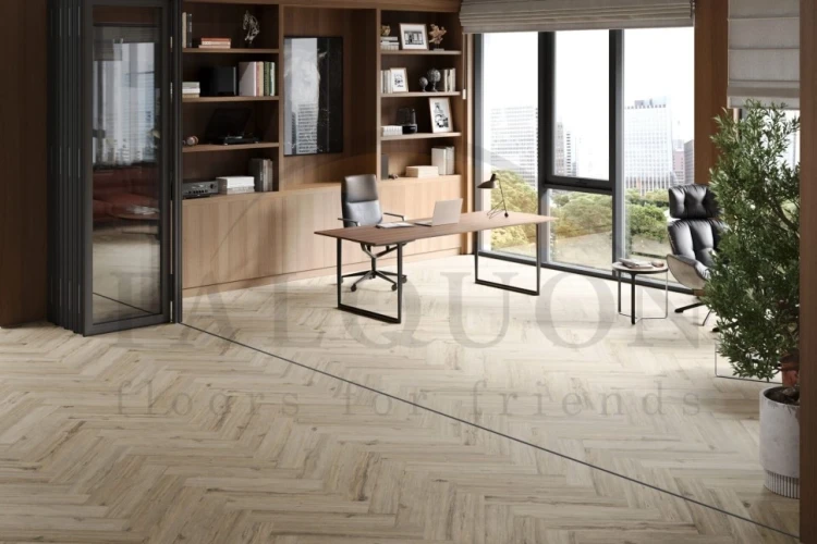 Виниловый Ламинат SPC The Floor Herringbone P1001_HB Dillon Oak на otdelka1.ru