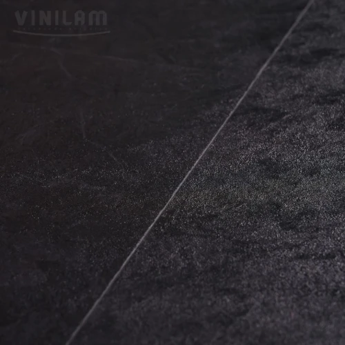 Виниловая плитка Винилам / Vinilam Ceramo 61607 Сланцевый черный на otdelka1.ru