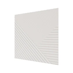 Стеновая панель Ликорн МДФ Квадратная Белая