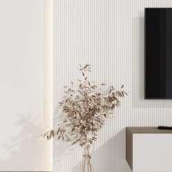 Стеновая панель Ликорн МДФ Квадратная Белая