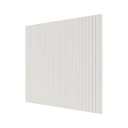 Стеновая панель Ликорн МДФ Квадратная Белая