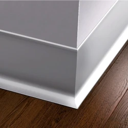 Плинтус алюминиевый Prof / Bonkeel ПЛ80 Серебро люкс 2,5 м