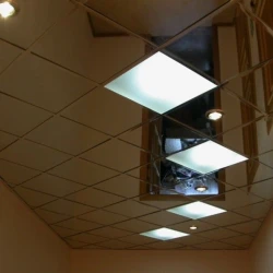 Потолочное Зеркало 295х295 Титан