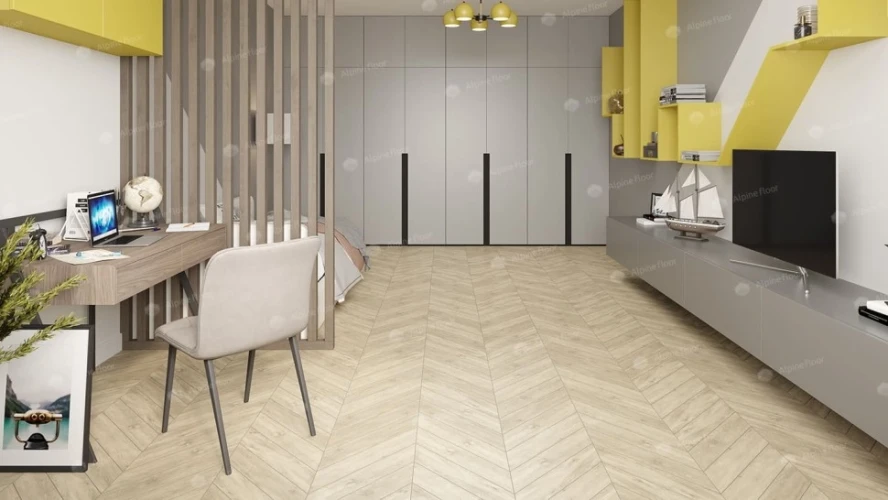 Виниловый ламинат Alpine floor Chevron Eco 18-7 Сонома на Otdelka1.ru