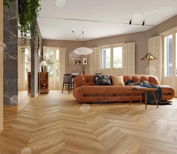 Виниловый ламинат Alpine floor Chevron Eco 18-18 Баварский лес на otdelka1.ru