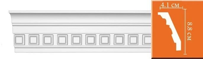 Плинтус потолочный Decomaster 95132 на otdelka1.ru