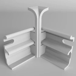 Угол внутренний для вспененного плинтуса Классик Comfort цветной