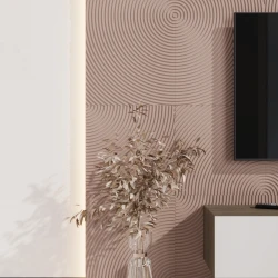 Стеновая панель Ликорн МДФ Квадратная Лиловая