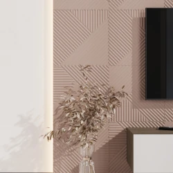 Стеновая панель Ликорн МДФ Квадратная Лиловая