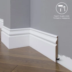 Плинтус МДФ Madest Decor под покраску 11-100-12